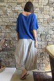Conrad Box Cotton Knit Malibu Blue